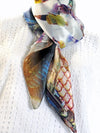 Tied View Of The Beautiful Silk Scarf