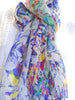Knotted View Of The Ladies Fashion Scarf