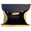 Internal View Of The Yellow Katie Small Leather Handbag