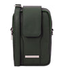 Front View Of The Forest Green Mobile Phone Crossbody Bag