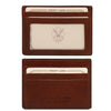 Twin Features View Of The Brown Exclusive Leather Credit Card Holder And Business Card Holder