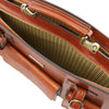 Compartments View Of The Honey Professional Leather Bag