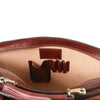 Internal View Of The Brown Professional Leather Bag