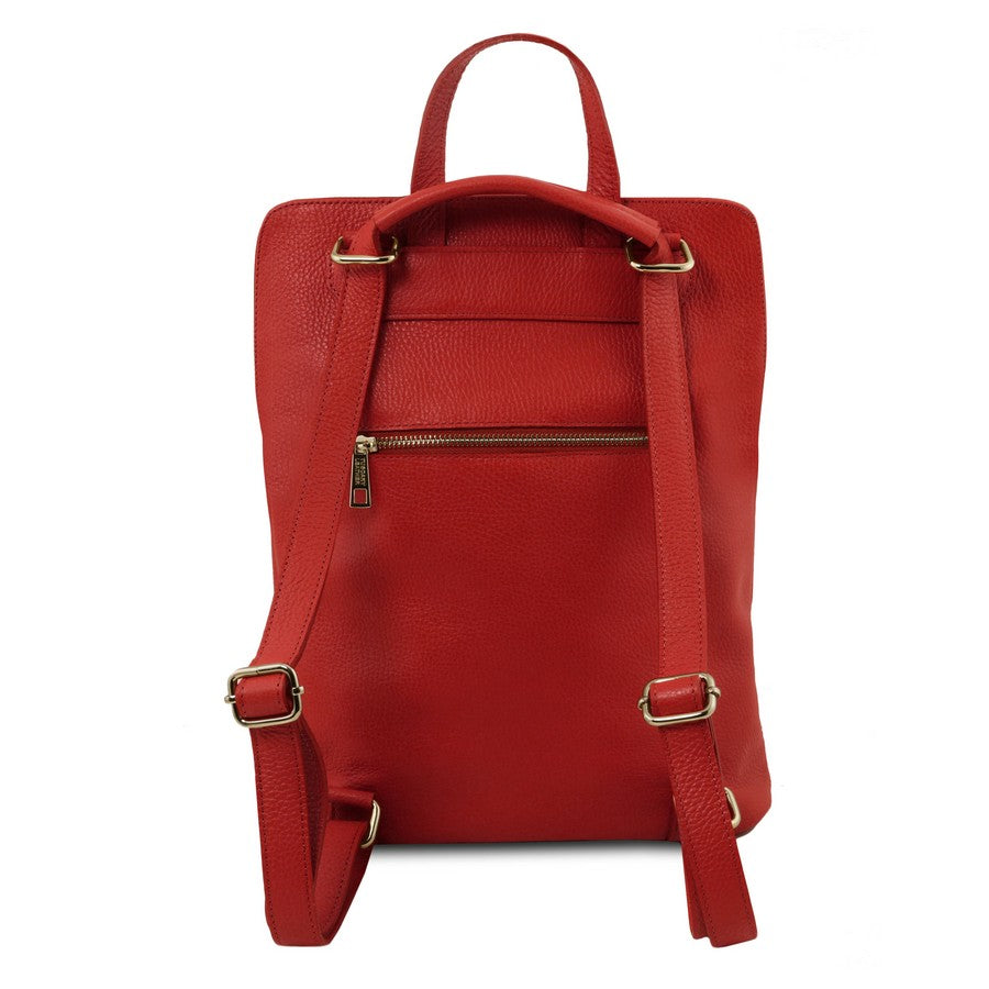 Leather Backpack Ladies On Trend And Versatile Lizandez
