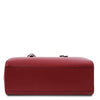 Underneath View Of The Red Womens Shopper Handbag