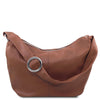 Front View Of The Cinnamon Hobo Shoulder Bag